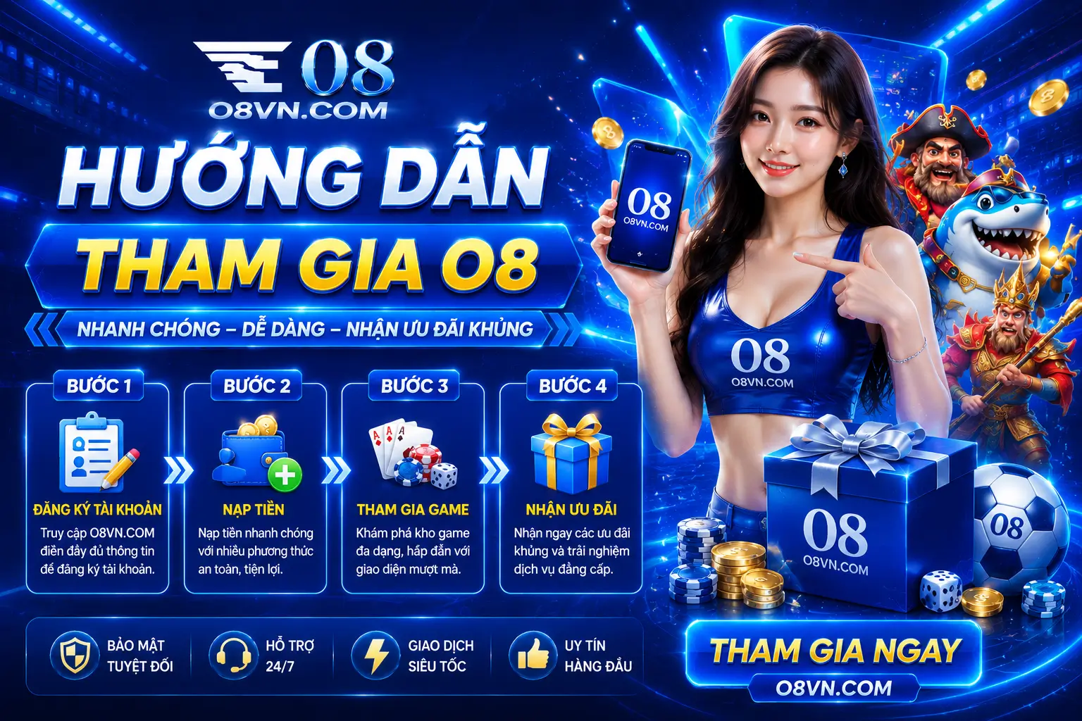Hướng dẫn tham gia O8